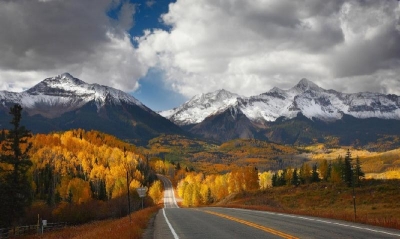Giao thoa 2 mùa Thu, Đông ở Colorado, Mỹ